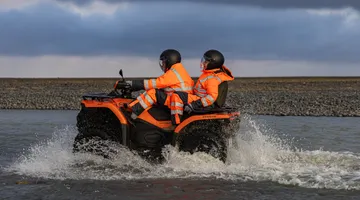 ATV With the Landowners
