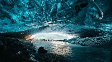 Ice Cave Exploring with a Local