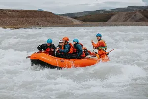 Family Rafting with the locals